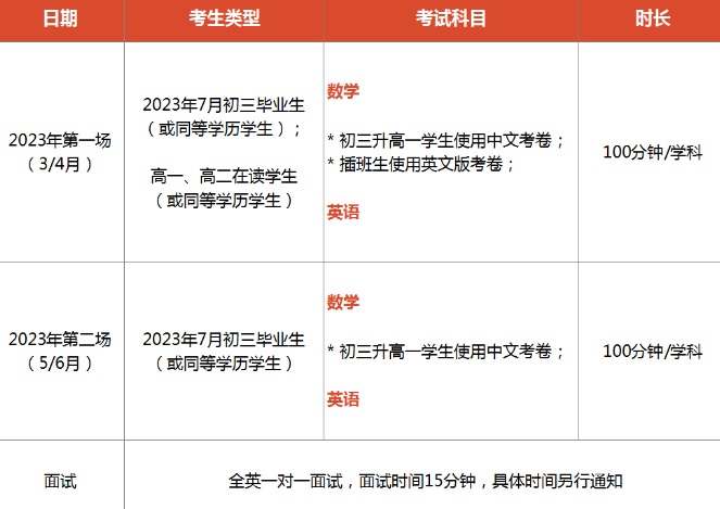 华附国际部2023年招生简章！