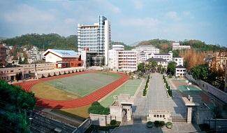 舟山中学校园风光